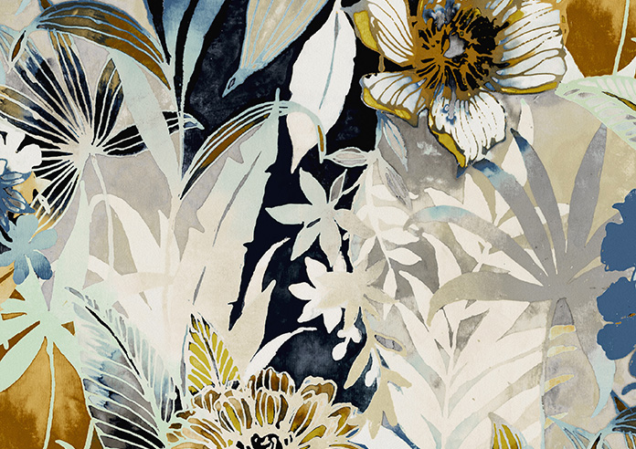 Bali, Navy - Roman Blind - Image 7